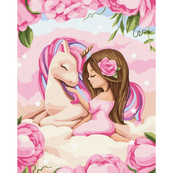 Картина по номерам "Сказочная дружба" KHO2413 40х50см