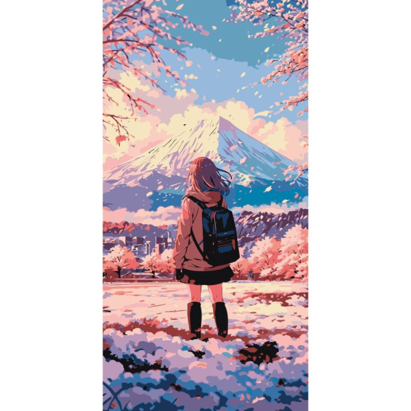 Картина по номерам "Прогулка в горах" 10123-AC 40х80 см