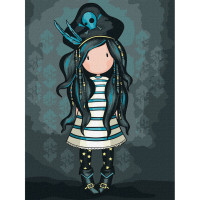 Картина по номерам "Black Pearl Santoro Gorjuss Collection" KHO8679, 30х40 см