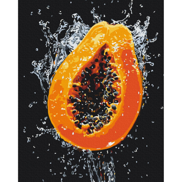 Картина за номерами "Вибух соковитої папаї" BS54145, 40х50 см
