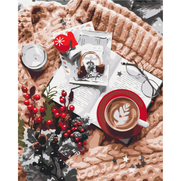 Картина за номерами "Затишне Різдво" BS51363, 40х50 см