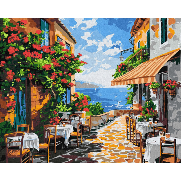 Картина за номерами "Тихий куточок" Ідейка KHO3654 40х50 см