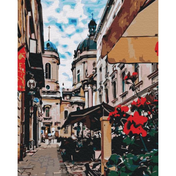 Картина за номерами. Brushme "Львівська вуличка" GX29486, 40х50 см