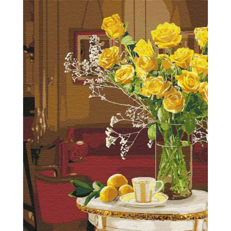 Картина за номерами. "Яскравий букет" 40 * 50см KHO3096