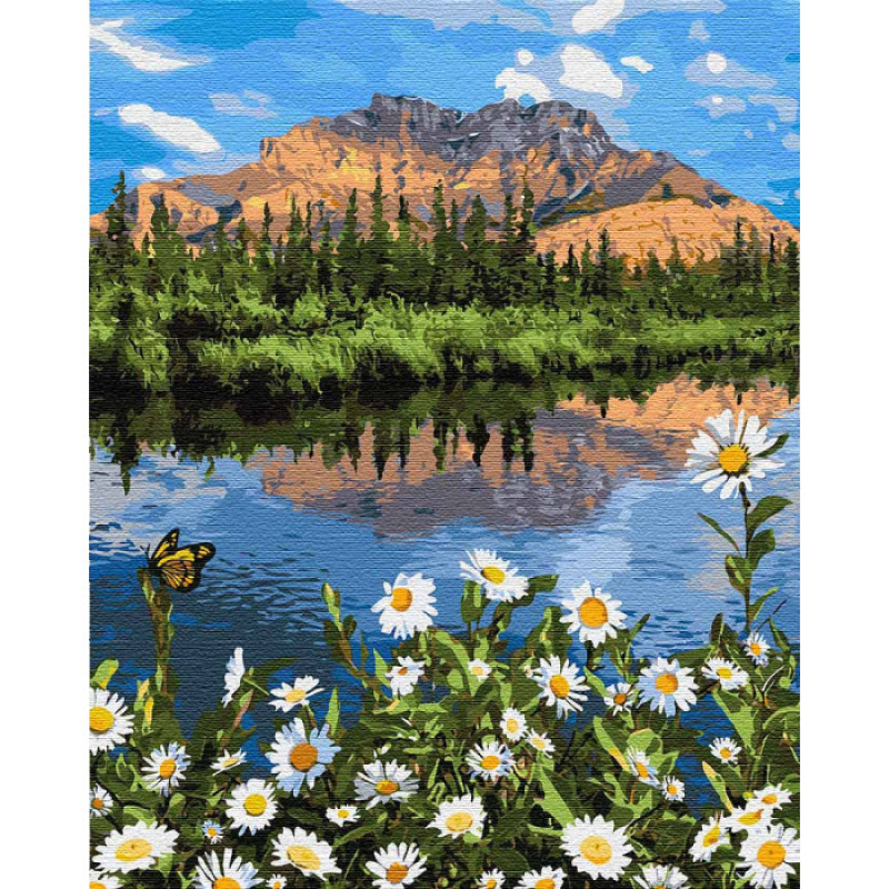 Картина за номерами. "Гірський пейзаж" 40 * 50см KHO2833