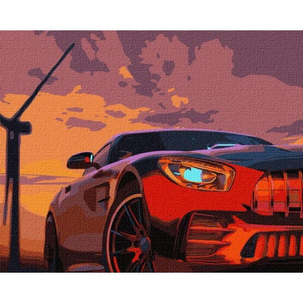 Картина за номерами "Сталева потужність" Ідейка KHO2520 40х50 см