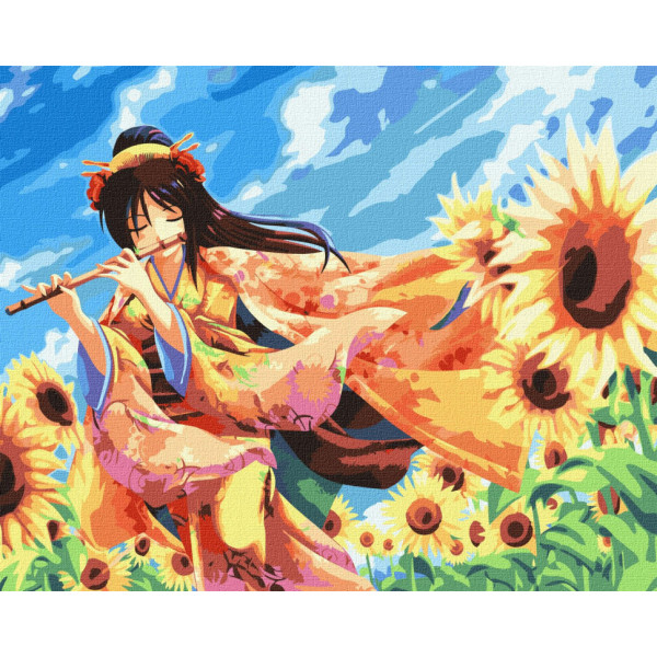 Картина по номерам "Песня цветов" Идейка KHO4887 40х50см