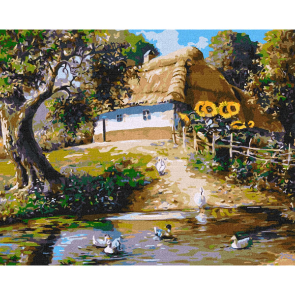 Картина за номерами "Хутір" Ідейка KHO6300 40х50см
