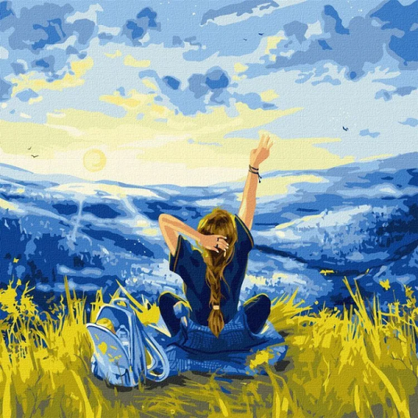 Картина по номерам "Родные Карпаты" ©shadow_insomnia Идейка KHO5000 40х40 см