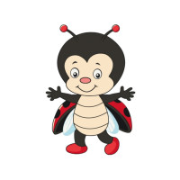 Розпис на полотні "Маленька зозулька" MBS006  Brushme 20х20 см