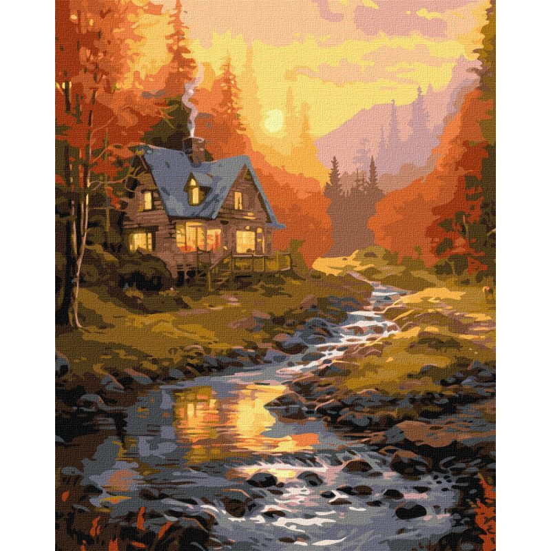 Картина за номерами "Сонячна долина" ©art_selena_ua KHO6327 40х50 см Ідейка
