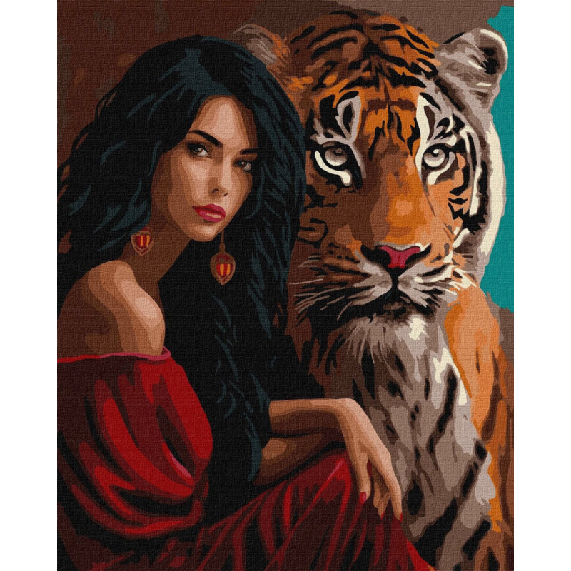 Картина за номерами "Влада краси" ©art_selena_ua Ідейка KHO8318 40х50 см