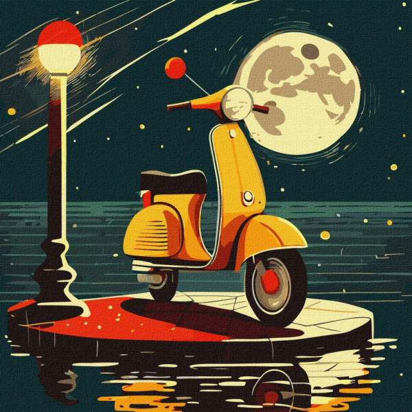 Набор картин по номерам 2 в 1 Идейка "По улицам Манхэттена" 40х50 KHO3611 и "Чудесный сон" 40х40 KHO5004