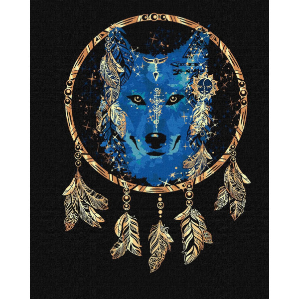 Набор картин по номерам 2 в 1 Идейка "Ловец снов" 40х50 KHO4336 и "Сердце океана" 40х40 KHO4951