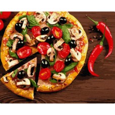 Картина по номерам "Итальянское блюдо" KHO5676 40х50 см