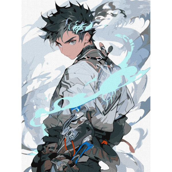 Картина по номерам "Наполненный силой" KHO8387 30x40 см