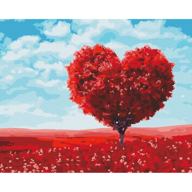 Картина за номерами "Серце природи" BS52254, 40x50 см