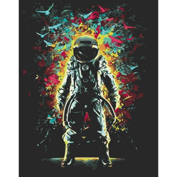 Набор картин по номерам 2 в 1 "Арси" 40х50 16037-AC и "Астронавт" 40х50 10008-AC