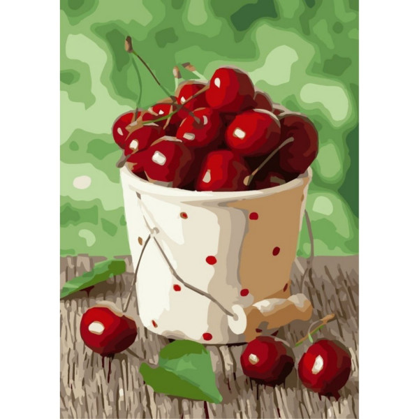 Набор картин по номерам 2 в 1 "Изящество и стиль" 40х50 10095-AC и "Вишневая жара" 40х50 12117-AC