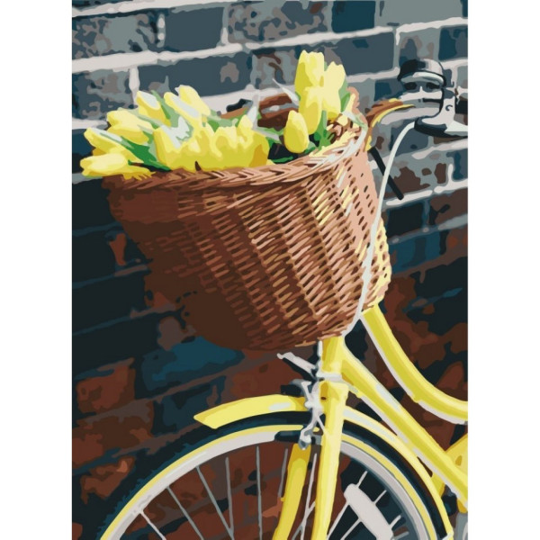 Набор картин по номерам 2 в 1 "Женская геометрия" 40х50 10308-AC и "Желтое настроение" 40х50 13112-AC