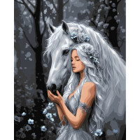 Картина за номерами "Серед срібних тіней" ©arttem_illustration 10420-AC 40х50 см