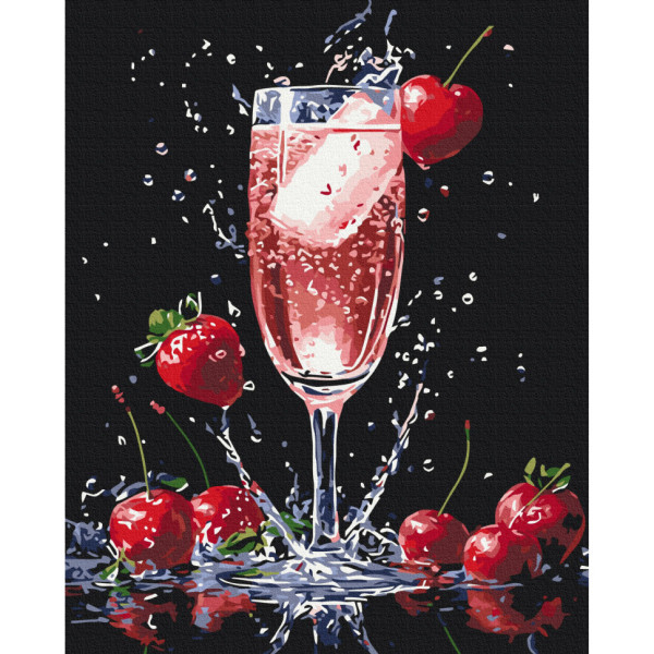 Картина за номерами "Ігристе задоволення" BS54152, 40х50 см