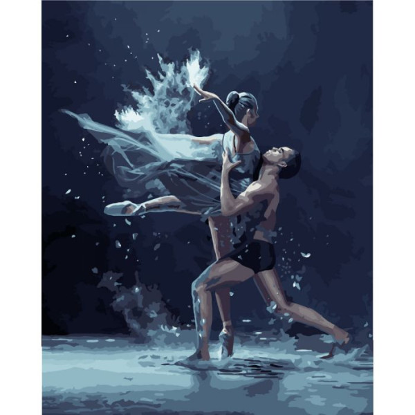 Картина по номерам "Покоряя стихию"  KHO4513, 40*50 см