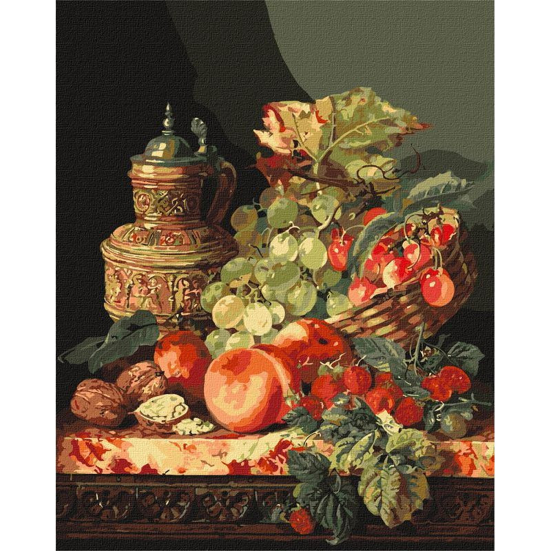 Картина за номерами "Фруктове різномаїття" ©Edward Ladell Ідейка KHO5669 40х50 см