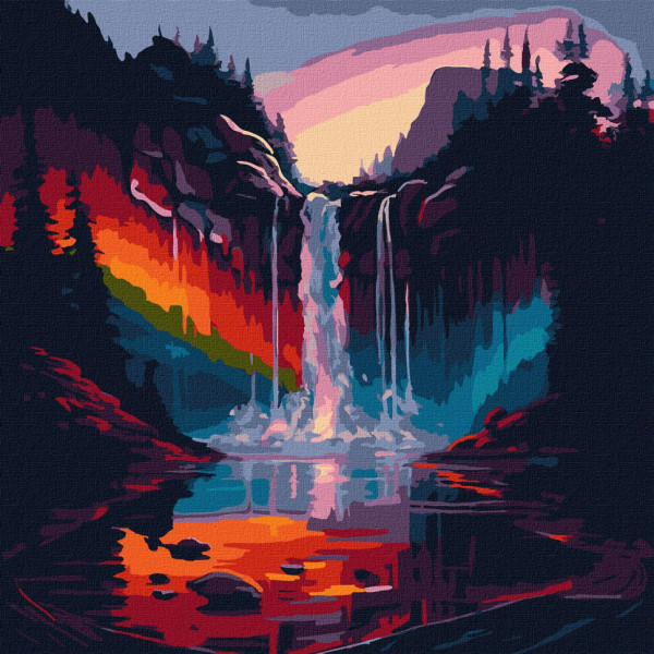 Картина по номерам "Сказка на наяву" ©pravda.dmtr Идейка KHO5008 40х40 см