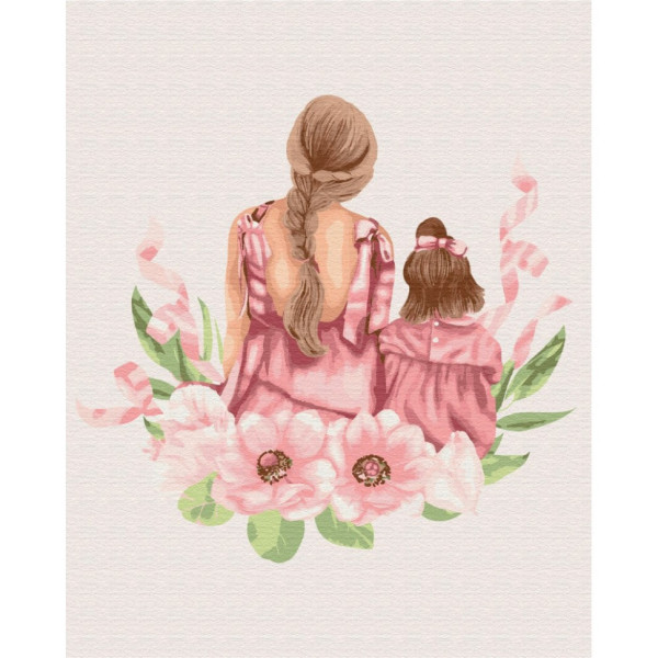 Картина за номерами "Матусина донечка" Brushme BS52545 40х50 см