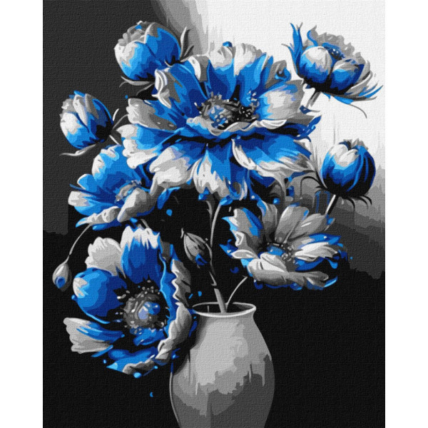 Картина по номерам "Совершенство линий" ©art_selena_ua Идейка KHO3245 40х50 см с красками металлик extra