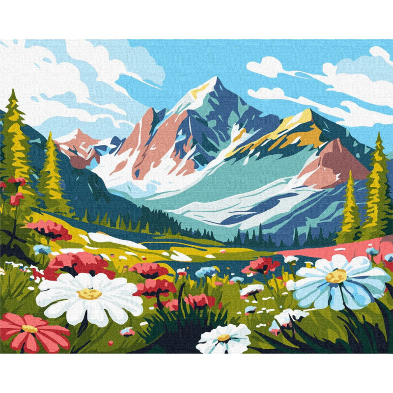 Картина за номерами "Контрасти природи" ©art_selena_ua KHO2896 40х50 см