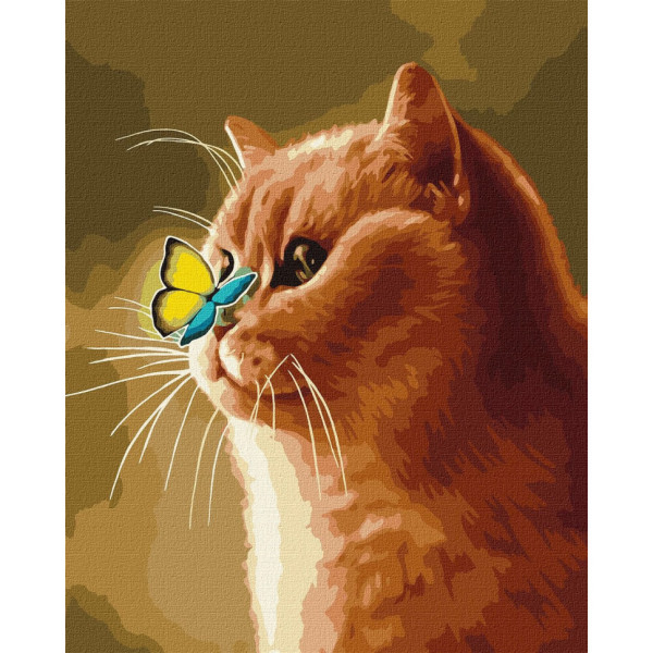 Набор картин по номерам 2 в 1 Идейка "Волшебное чудо" 40х50 KHO4373 и "Азартные пушистики" 40х40 KHO4485