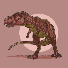 Картина за номерами "Тиранозавр" 15023-AC 30x30 см
