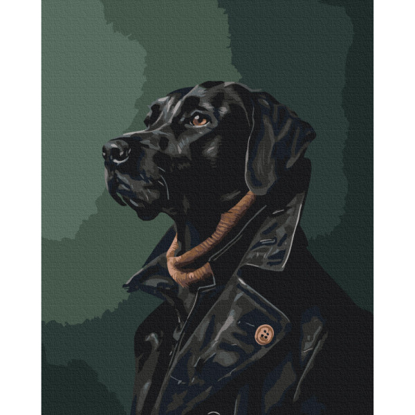 Картина за номерами "Джентльмен в плащі" Brushme BS53932 40x50 см