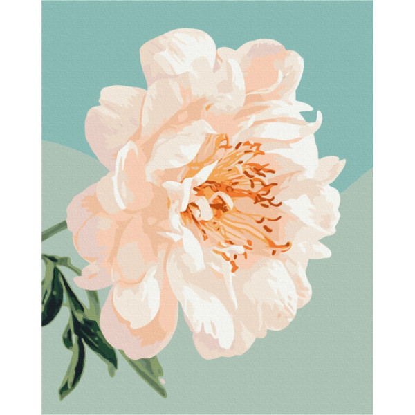 Картина за номерами "Грація півонії" ©Halyna Vitiuk BS53996, 40x50 см