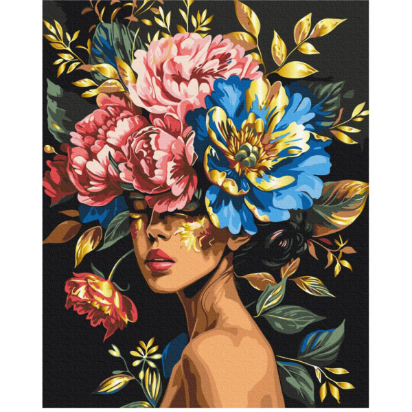 Картина за номерами "Квіткова гармонія" BS54013, 40x50 см