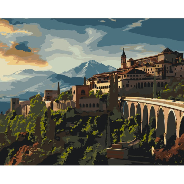 Картина за номерами "Історичне місто" 11040-AC  40х50 см