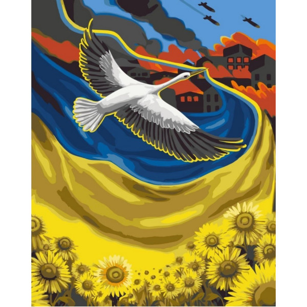 Набір картин за номерами 2 в 1 "Чуттєве дихання" 40х50 10311-AC та "Кольори світу" 40х50 11527-AC