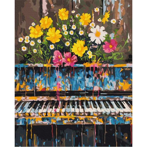 Картина за номерами "Експресія музики" BS54046, 40x50 см