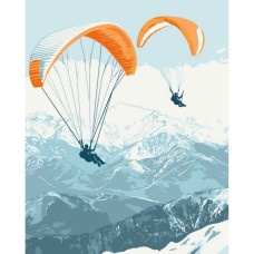 Картина за номерами "Парашутний спорт" ©arttem_illustration 11073-AC 40х50 см