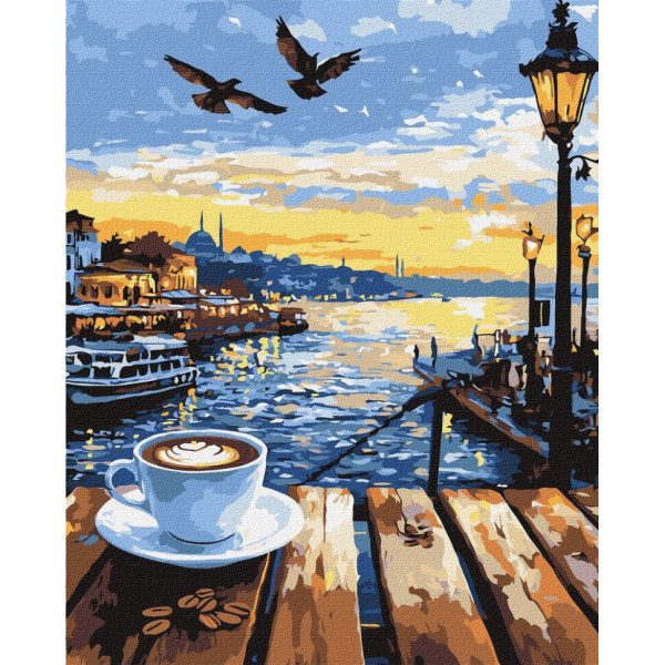 Картина по номерам "Стамбульское утро" ©art_selena_ua KHO6403, 40х50см