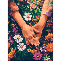 Картина за номерами "Тримай мене міцно" ©art_selena_ua KHO8618, 30х40 см