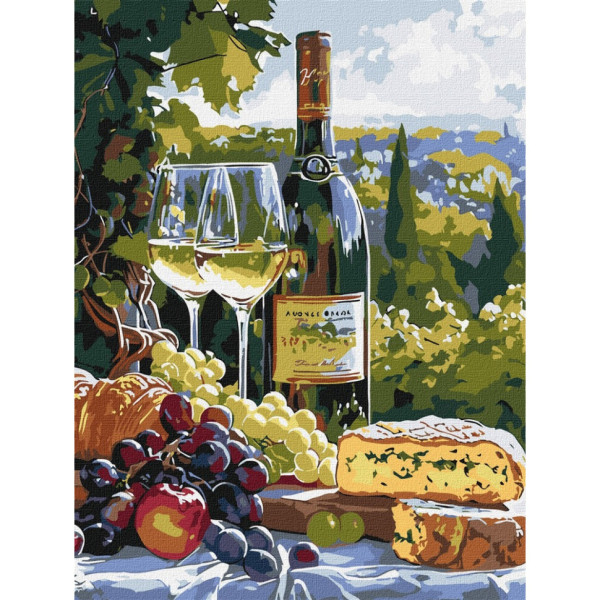 Картина за номерами "Смак шардоне" KHO5708 30х40 см