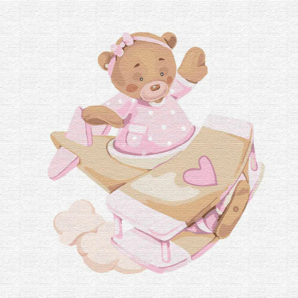 Картина по номерам. "Расправив крылья" 30*30см KHO2349