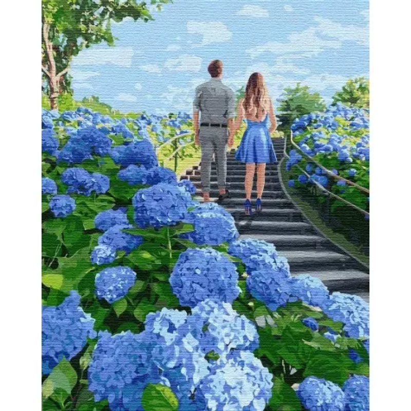 Картина за номерами. "Гуляючи удвох" 40 * 50см KHO4753 Картина за номерами. "Гуляючи удвох" 40 * 50см KHO4753