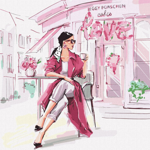 Картина по номерам "Стиль мегаполиса" Идейка KHO4822 40х40 см