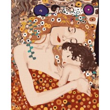 Картина по номерам "Мать и ребенок ©Густав Климт" Идейка KHO4848 40х50 см