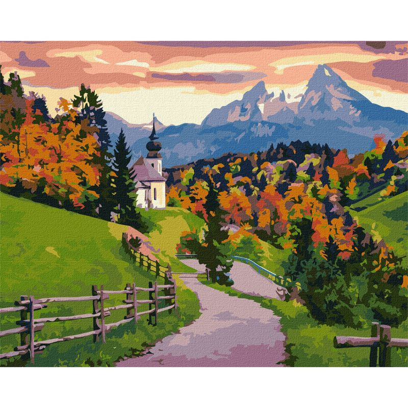 Картина за номерами "Осіння тиша" Ідейка KHO2874 40х50 см