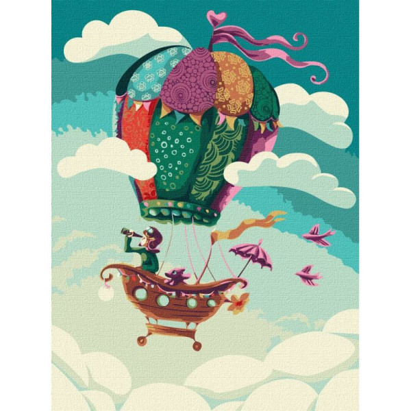 Картина за номерами "Мандрівники" ©Elena Schweitzer Ідейка KHO5067 30х40 см